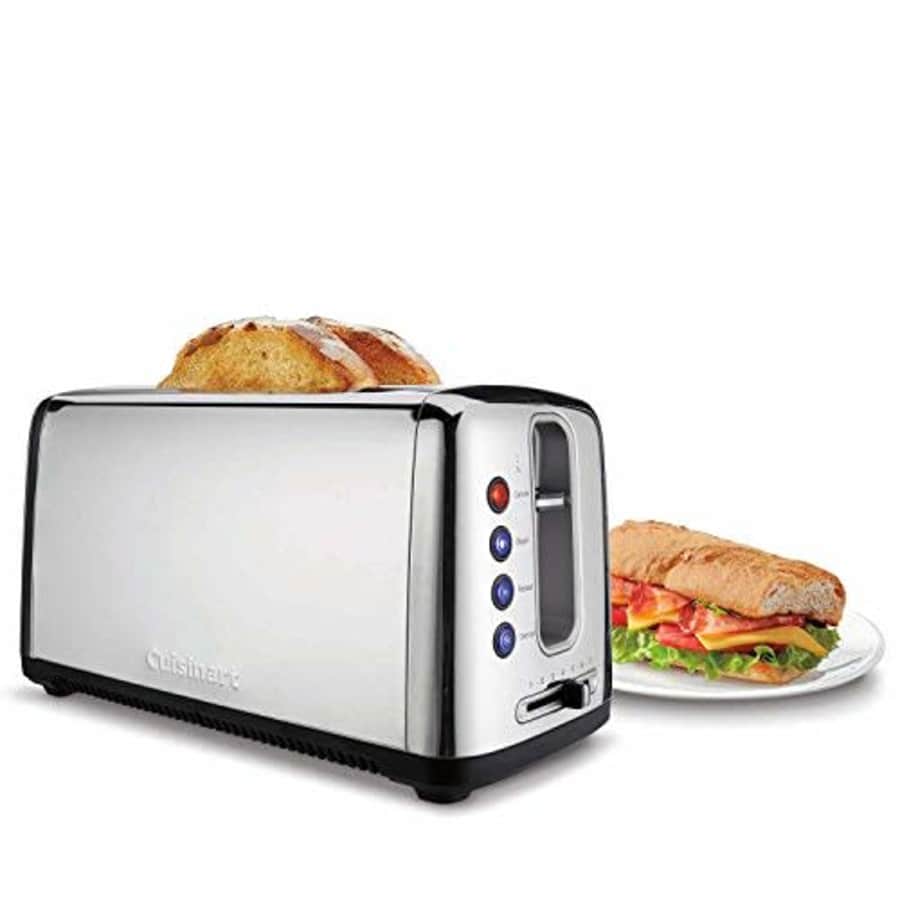 Cuisinart CPT-2400P1 The Bakery Artisan Bread Toaster, 2-Slice, Stainless Steel for $104 Cuisinart CPT-2400P1 The Bakery Artisan Bread Toaster, 2-Slice, Stainless Steel for $104