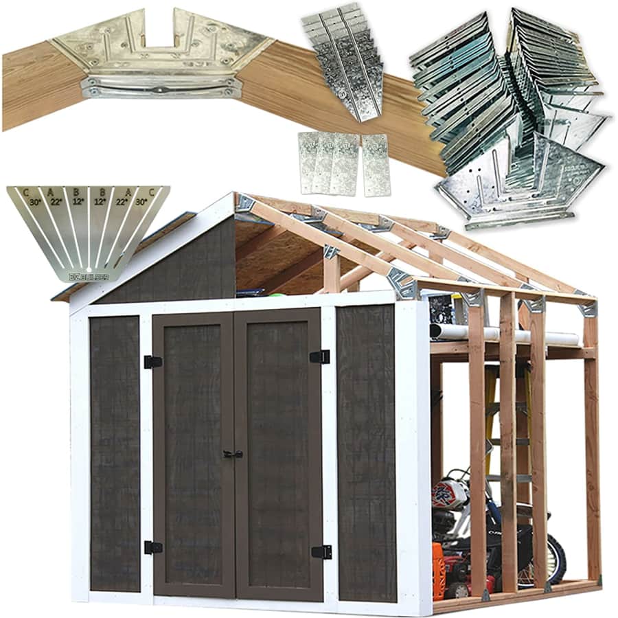 EZ Shed Peak Style Framing Kit for $41 EZ Shed Peak Style Framing Kit for $41