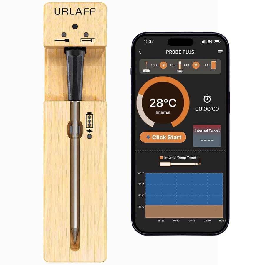 360-Foot Wireless Meat Thermometer for $32 360-Foot Wireless Meat Thermometer for $32
