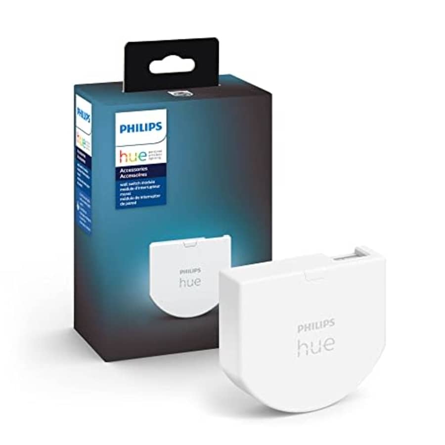 Philips Hue Wall Switch Module, Keeps Hue Smart Lights Reachable When Switch is Off (White 1-Pack), for $45