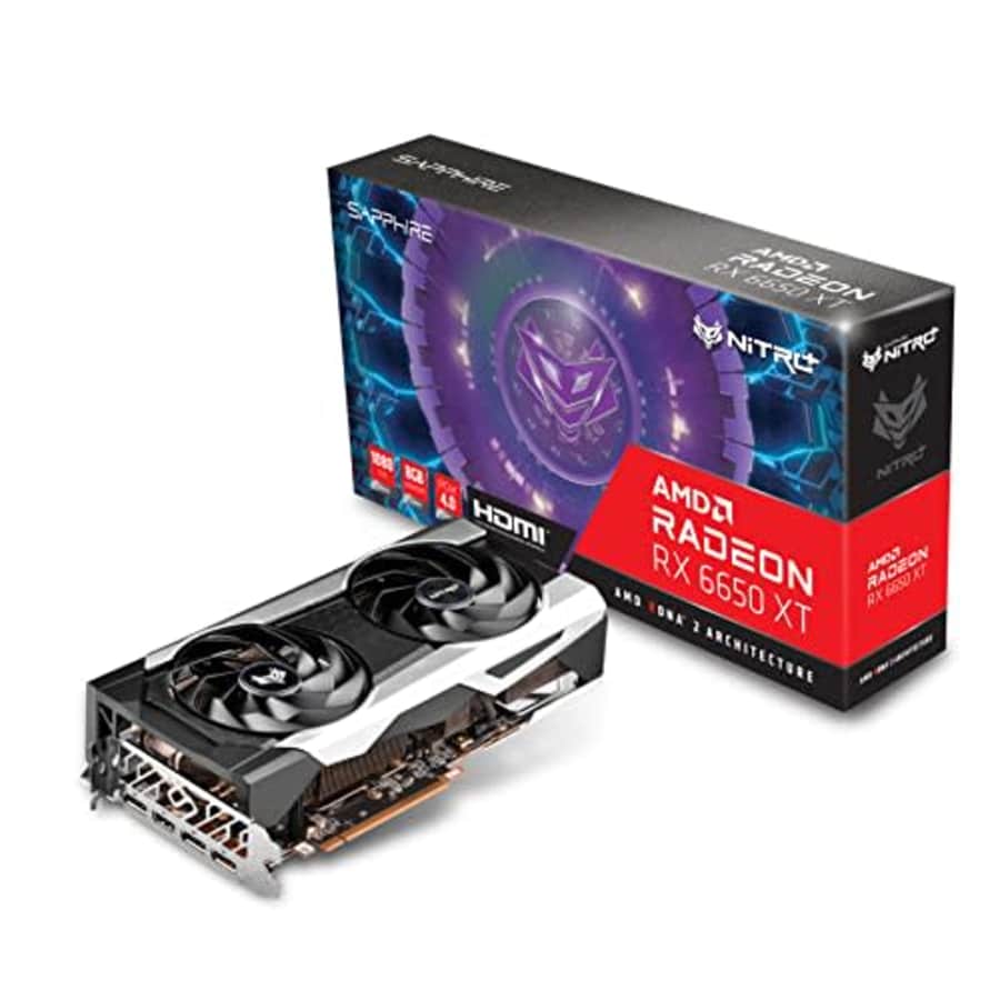 Sapphire 11319-01-20G Nitro+ AMD Radeon RX 6650 XT Gaming Graphics Card with 8GB GDDR6, AMD RDNA 2 for $540