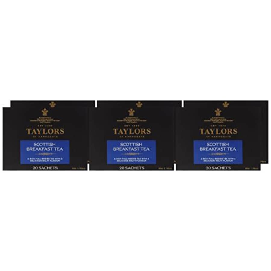 Taylors of Harrogate Scottish Breakfast, 20 Count (Pack of 6) for $21