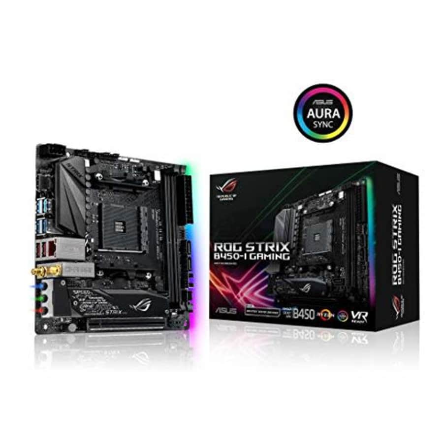 ASUS ROG Strix B450-I Gaming AMD AM4 (3rd/2nd /1stGen Ryzen ITX SFF Motherboard (Intel Gigabit for $147