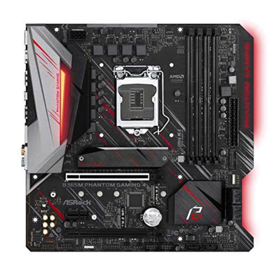ASRock B365M PHANTOM GAMING 4 LGA1151/ Intel B365/ DDR4/ Quad CrossFireX/ SATA3&USB3.1/ M.2/ A&GbE/ for $175 ASRock B365M PHANTOM GAMING 4 LGA1151/ Intel B365/ DDR4/ Quad CrossFireX/ SATA3&USB3.1/ M.2/ A&GbE/ for $175