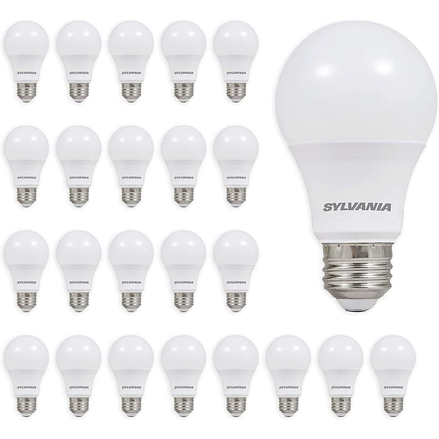 Sylvania 60W-Equivalent A19 LED Light Bulb 24-Pack for $25 Sylvania 60W-Equivalent A19 LED Light Bulb 24-Pack for $25