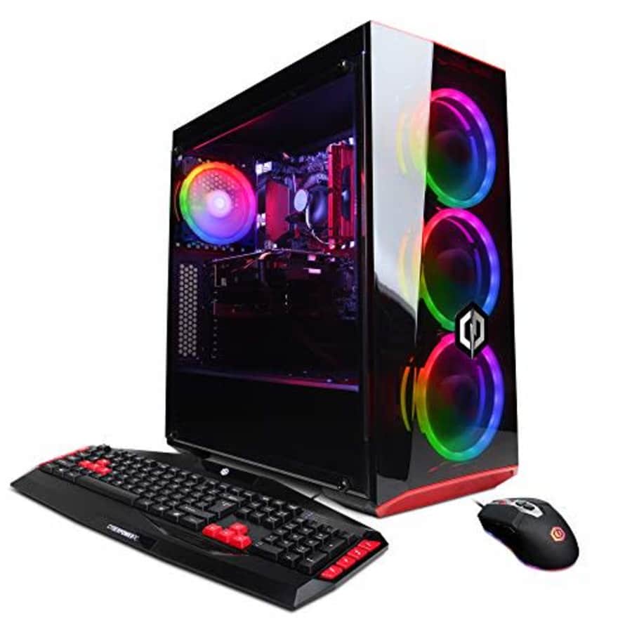CYBERPOWERPC Gamer Xtreme VR Gaming PC, Intel Core i5-9400F 2.9GHz, NVIDIA GeForce GTX 1660 6GB, for $1,035