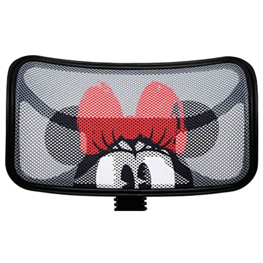 Idea Nuova Minnie Mouse Swivel Mesh Rolling Desk Chair for $56
