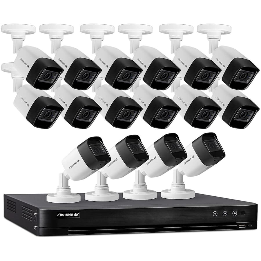Defender 4K 4TB Wired Security System w/ 16 Night Vision Cameras for $999 for members Defender 4K 4TB Wired Security System w/ 16 Night Vision Cameras for $999 for members