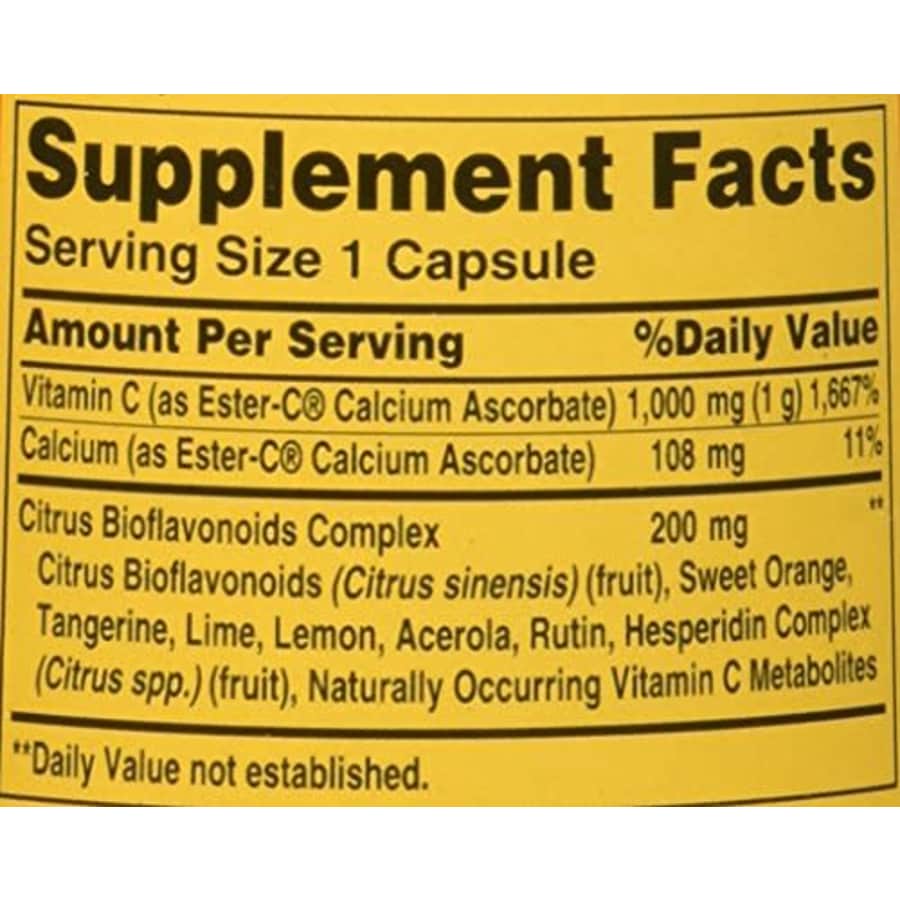 AMERICAN HEALTH ESTER C 1000MG CTRS BIOFLAVONOIDS, 90 Ounce for $21