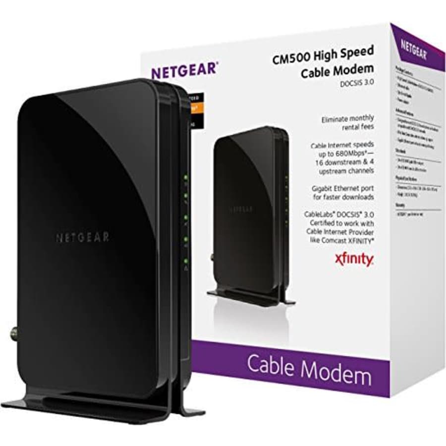 Netgear CM500 DOCSIS 3.0 Cable Modem for $44 Netgear CM500 DOCSIS 3.0 Cable Modem for $44