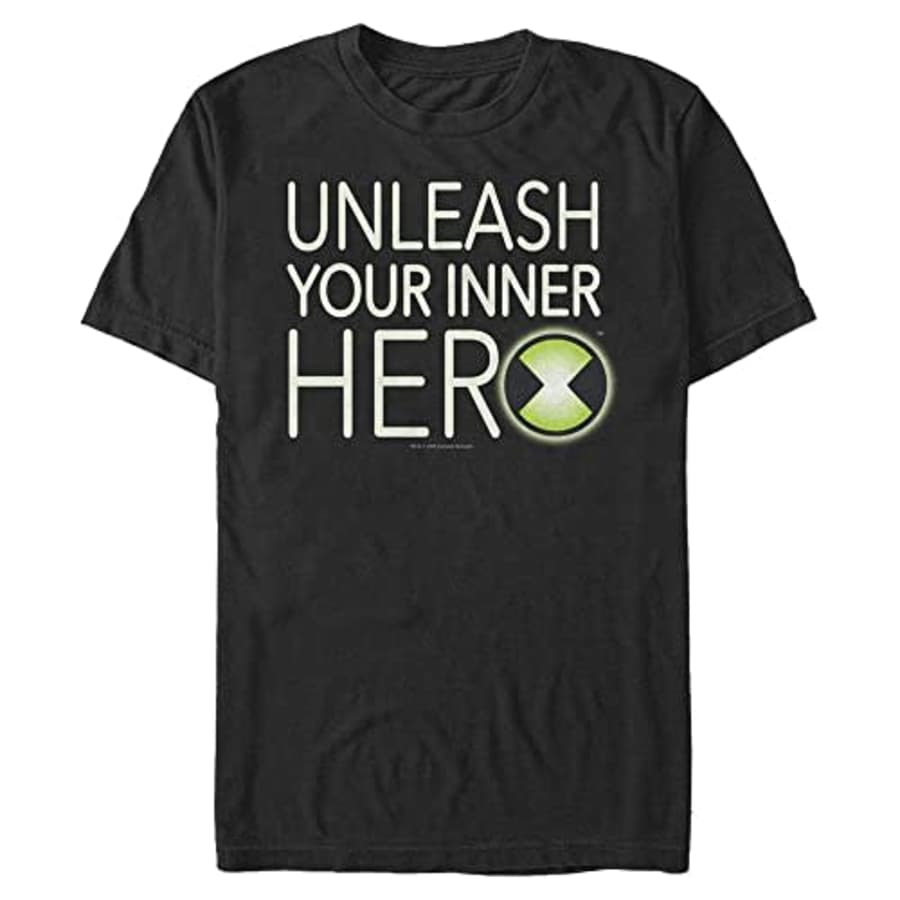 Ben 10 Warner Brothers Men's Big & Tall Ben Hero T-Shirt, Black, 4X-Large Tall for $8 Ben 10 Warner Brothers Men's Big & Tall Ben Hero T-Shirt, Black, 4X-Large Tall for $8