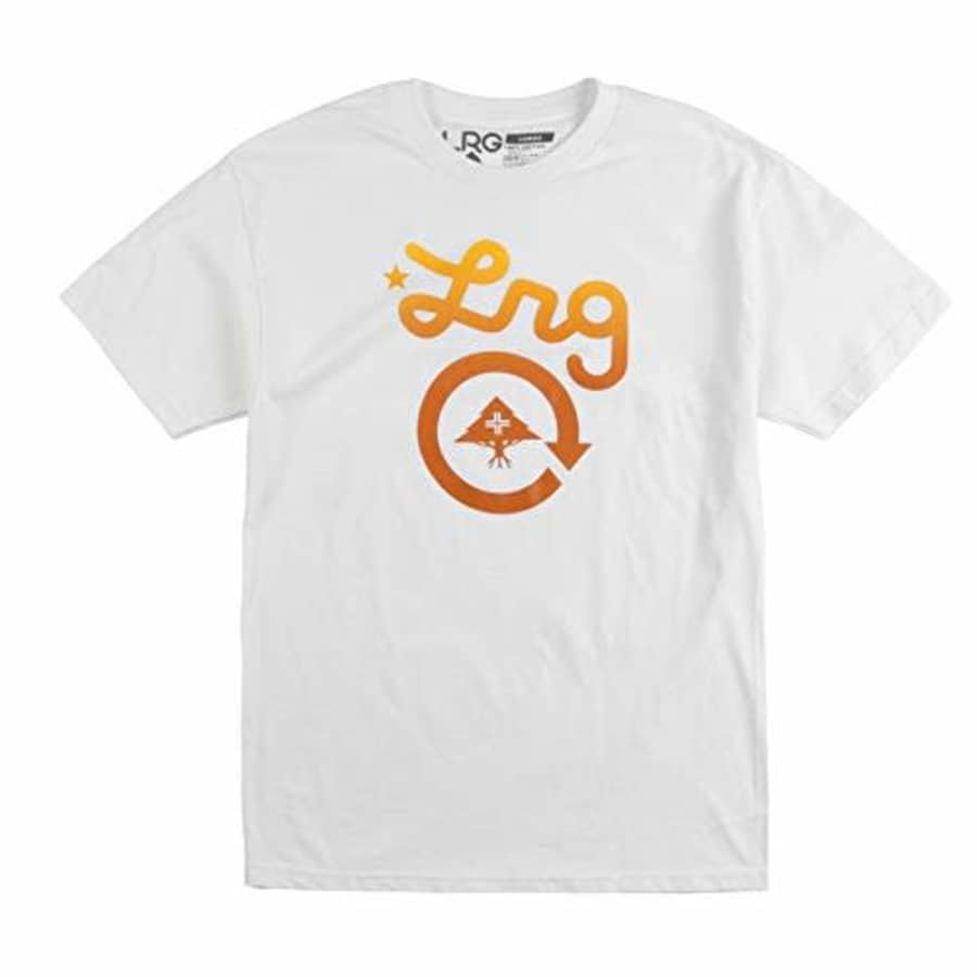 LRG Men's Lifted Research Collection Graphic Design T-Shirt, White, S for $17