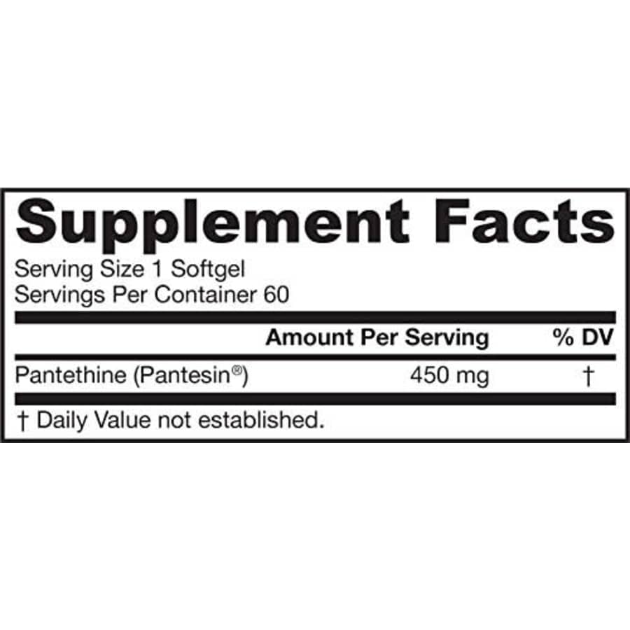 Jarrow Formulas Pantethine, Supports Lipid Metabolism, 450 mg, 60 Softgels for $23 Jarrow Formulas Pantethine, Supports Lipid Metabolism, 450 mg, 60 Softgels for $23