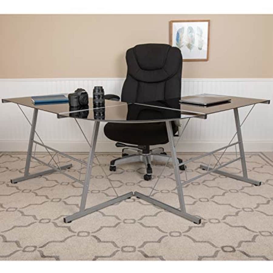 Flash Furniture L-Shaped Desk 83.5" Computer Corner Desk, Gaming Corner Desk, Home Office Corner for $120