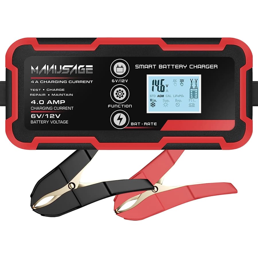 Manusage 4A Fully-Automatic Smart Trickle Charger for $24 Manusage 4A Fully-Automatic Smart Trickle Charger for $24