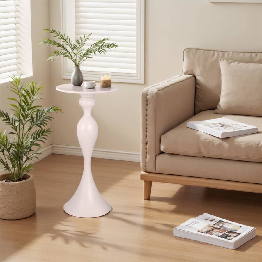 Oikassu Metal Accent Side Table for $40