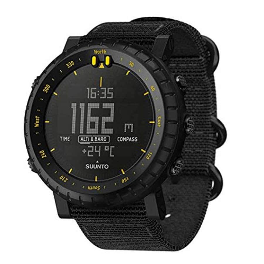 Suunto Unisex's Core Outdoor Watch, Black Yellow, One Size for $171