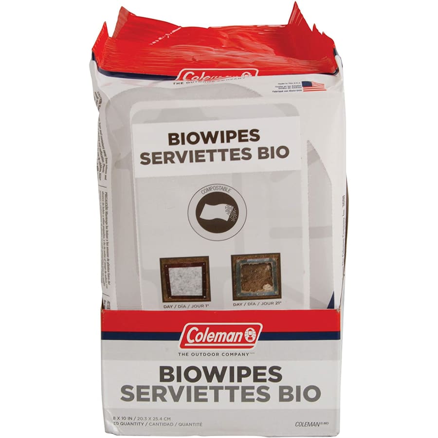 Coleman 30-Count Biowipes for $7