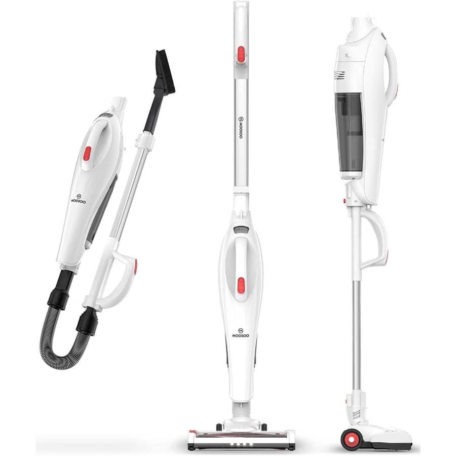 Moosoo 5-in-1 Upright Vacuum Cleaner for $98