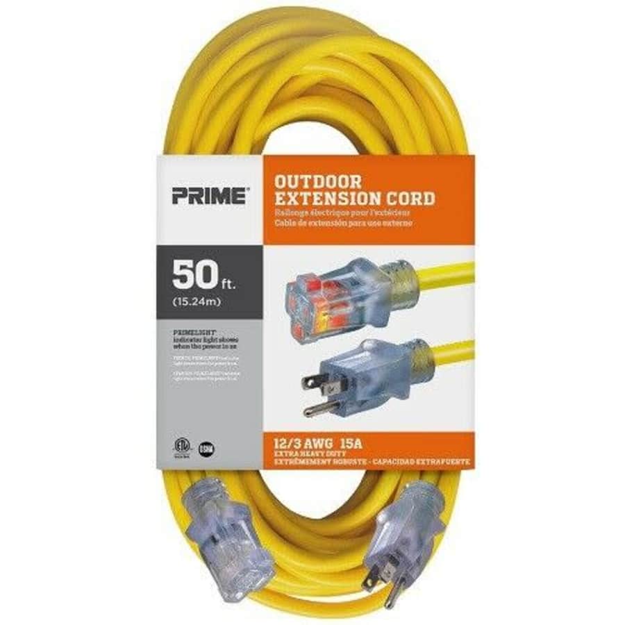 Prime Jobsite 50-Foot Outdoor Extension Cord for $33