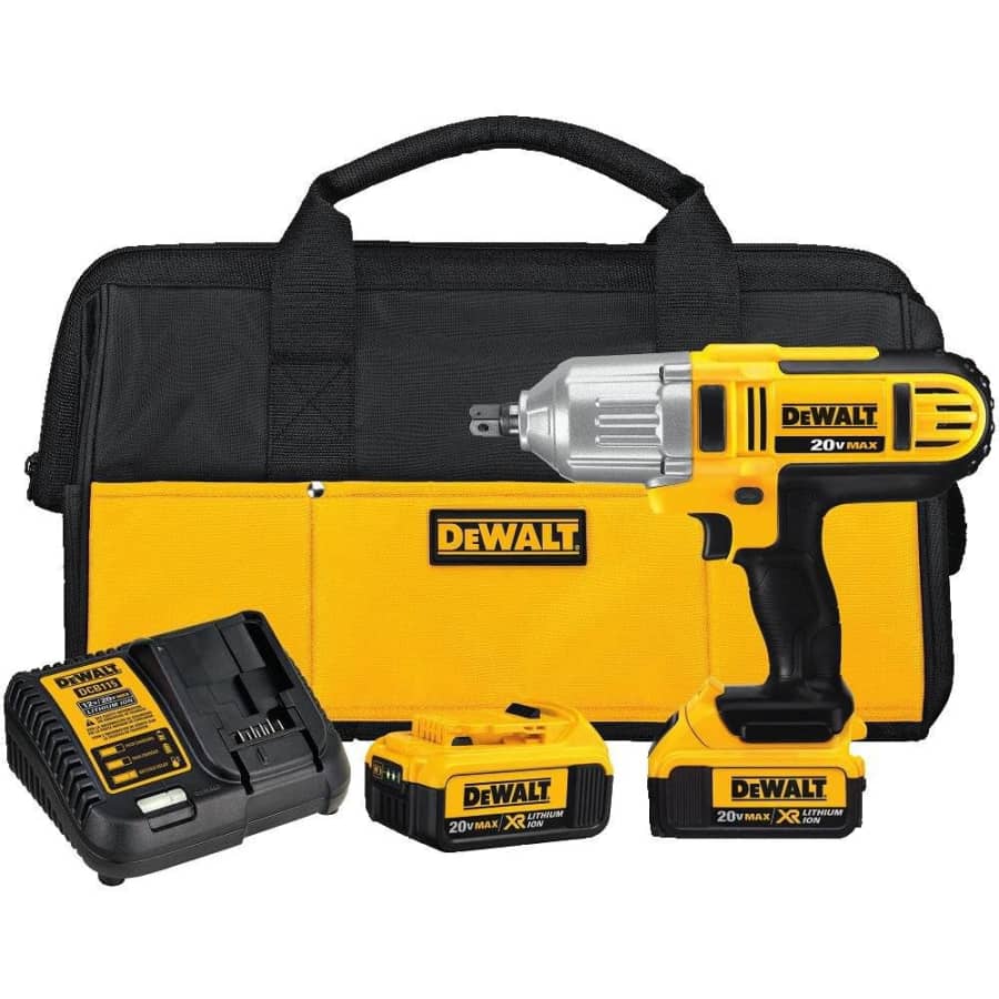 DeWalt 20V MAX Impact Wrench Kit for $409