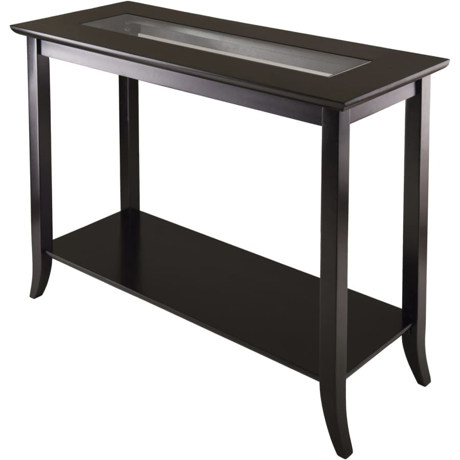 Winsome Genoa Glass Top Console Table for $116