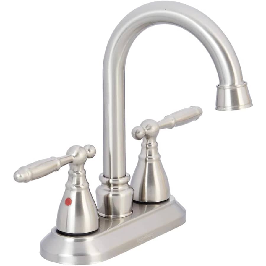 Amazon Basics 4" Basin Faucet for $25 Amazon Basics 4" Basin Faucet for $25