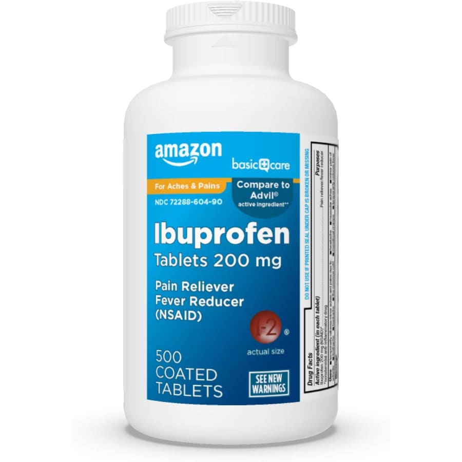 Amazon Basic Care Ibuprofen Tablet 500-Pack for $5.13 via Sub & Save