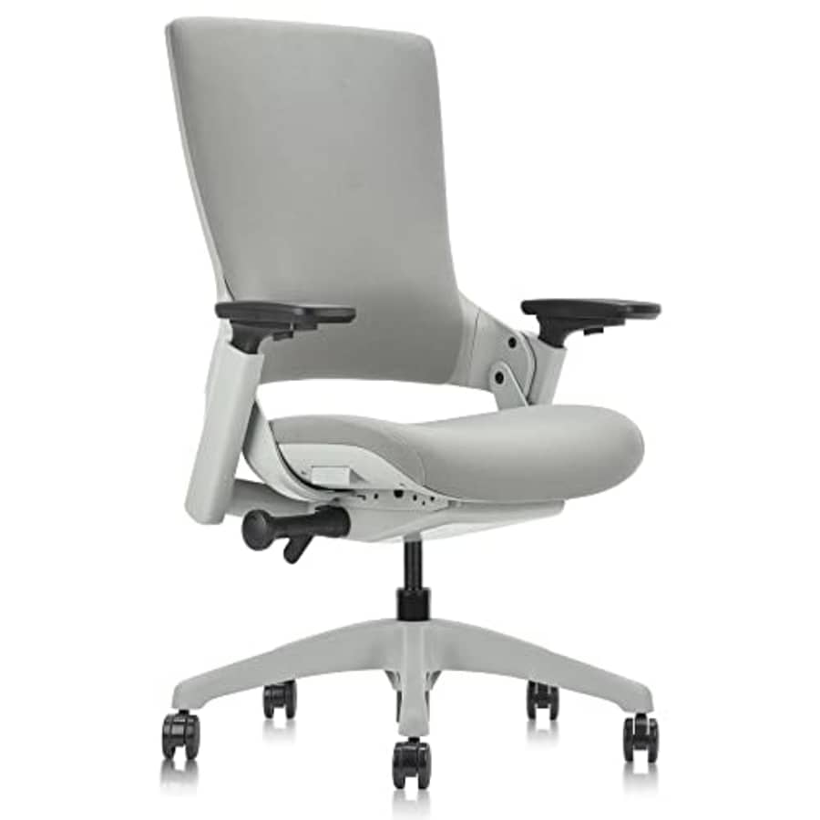 Furniture of America Mora Modern Upholstered Leather, Fully Adjustable Swivel Chair with Ergonomic for $88 Furniture of America Mora Modern Upholstered Leather, Fully Adjustable Swivel Chair with Ergonomic for $88