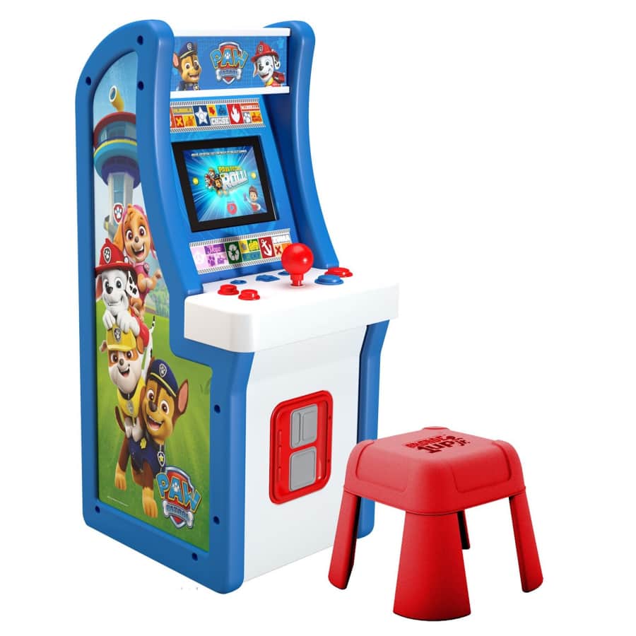 Arcade1Up PAW Patrol Jr. Home Arcade w/ Stool for $200 Arcade1Up PAW Patrol Jr. Home Arcade w/ Stool for $200