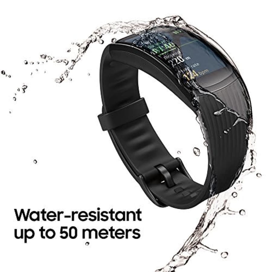 Samsung Gear Fit2 Pro SM-R365NZKAXAR large Smart fitness band for $99