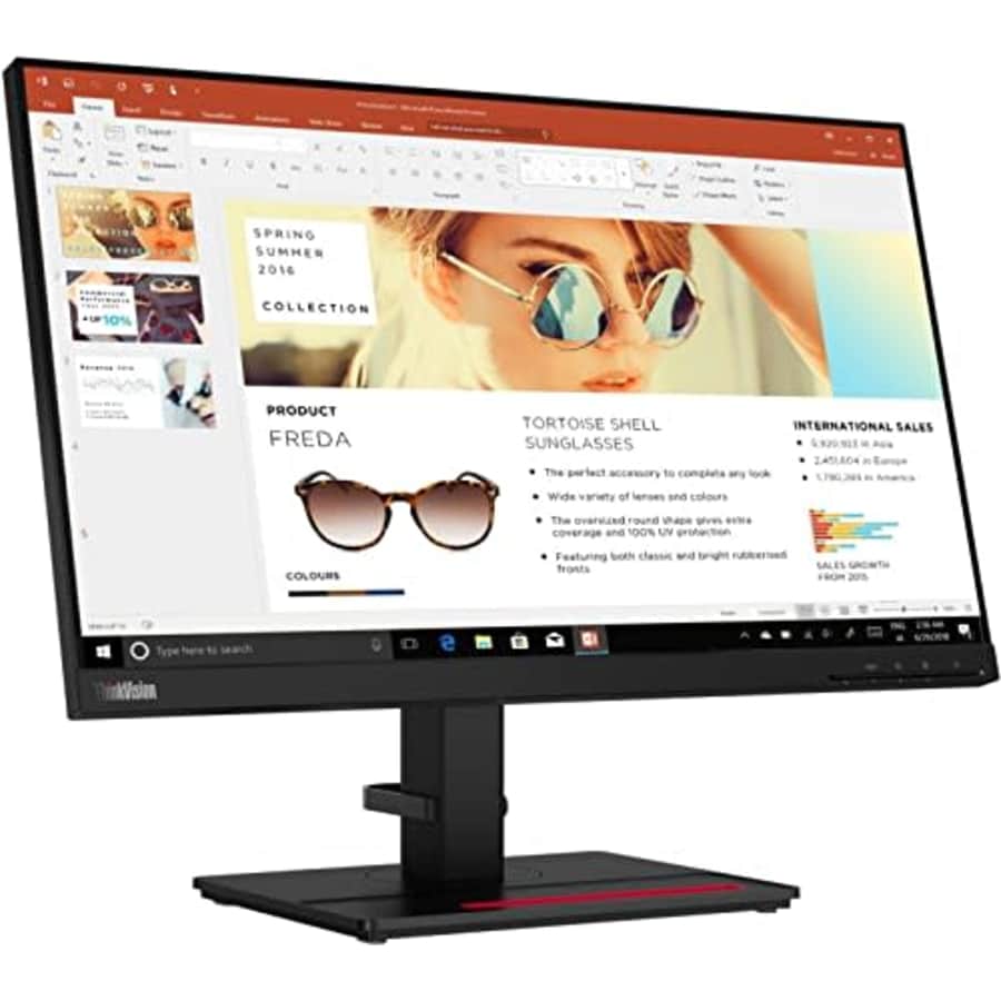 Lenovo ThinkVision P24h-2L 23.8" WQHD WLED LCD Monitor - 16:9 - Raven Black for $585