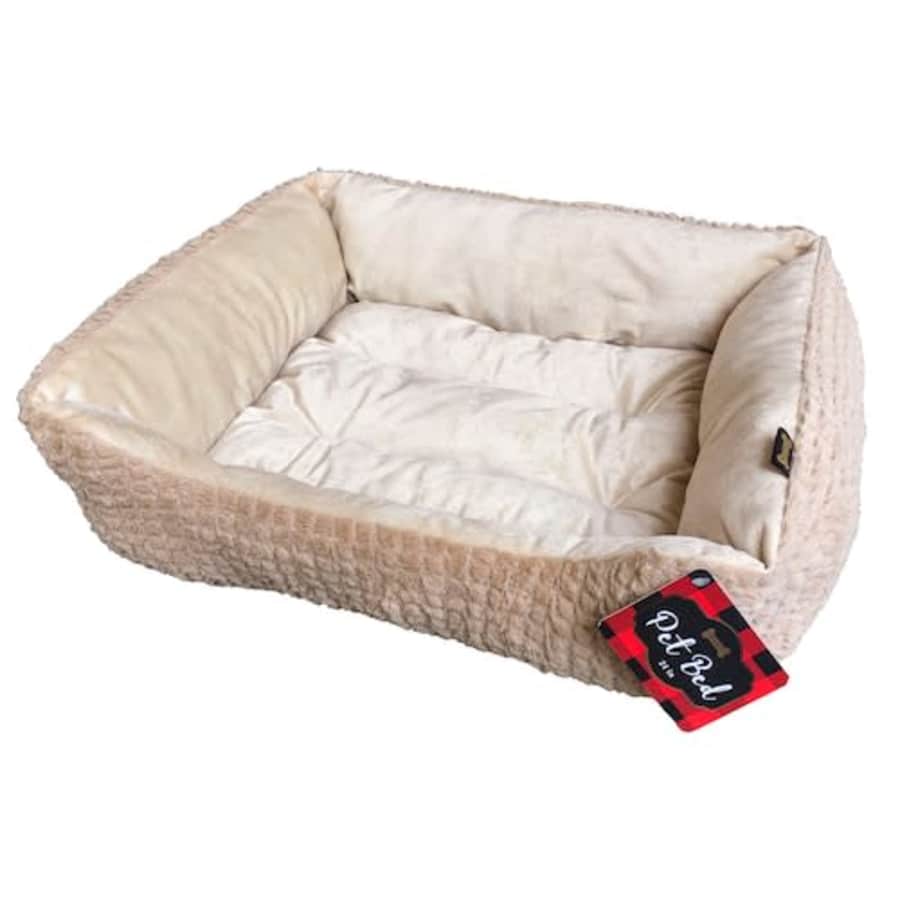 Woof Plush Textured Pet Bed for $16 Woof Plush Textured Pet Bed for $16
