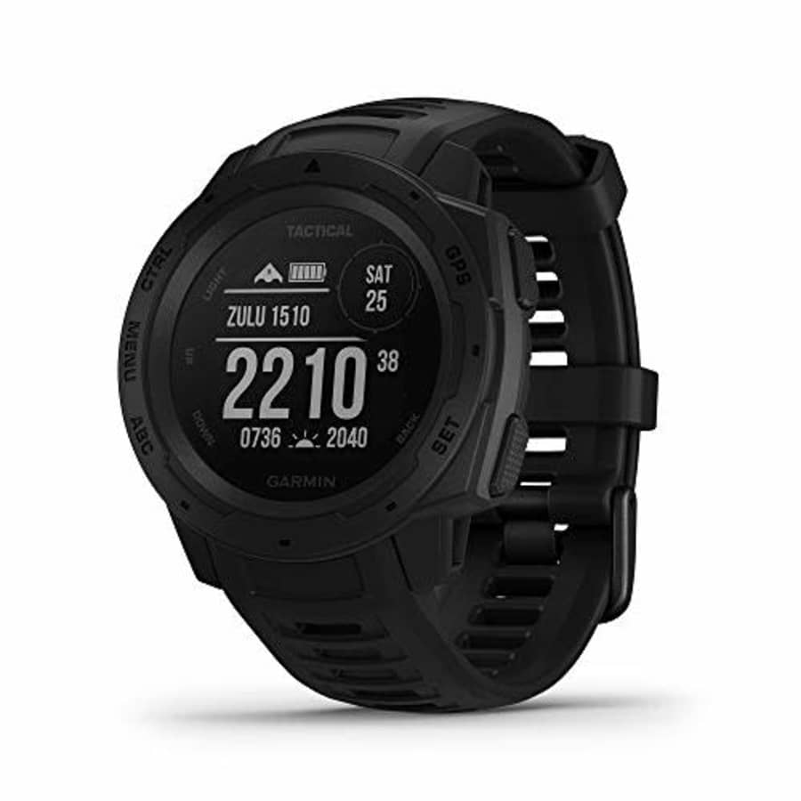 Garmin Instinct Tactical, Rugged GPS Watch, Tactical Specific Features, Constructed to U.S. for $284