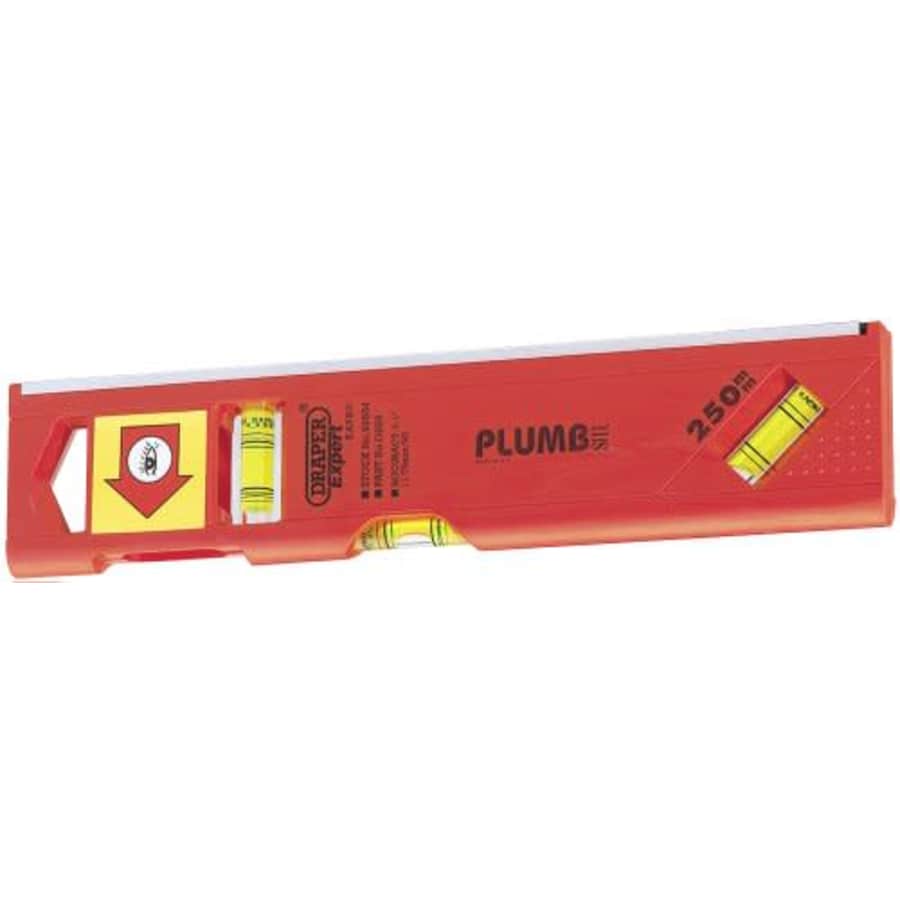 Draper Inc Draper Expert 250mm Plumb Site Dual View Torpedo Level with Magnetic Base - 69554 for $21