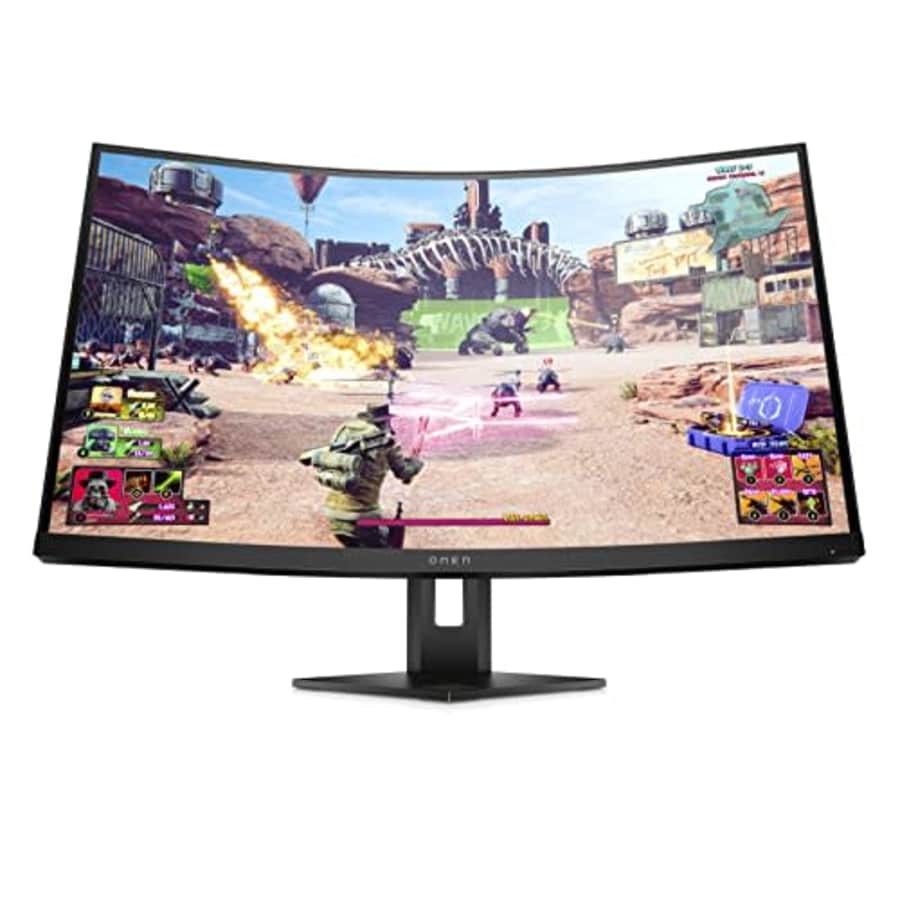 HP OMEN 27" QHD Curved Monitor, VA Fully adj 240hz 1ms HDR400 Gaming Display, EyeSafe, TV Certified for $399 HP OMEN 27" QHD Curved Monitor, VA Fully adj 240hz 1ms HDR400 Gaming Display, EyeSafe, TV Certified for $399