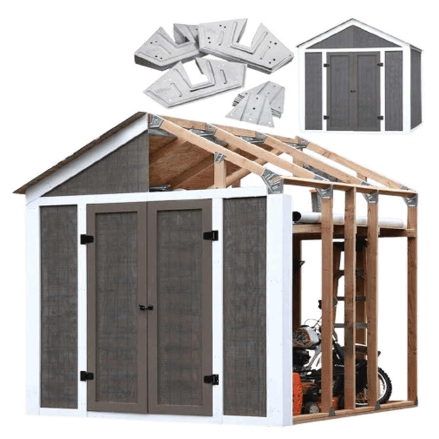 EZ Shed 7x8-Foot DIY Shed Framing Kit 2-Pack for $80