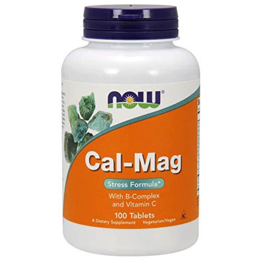 Now Foods NOW Supplements, Cal-Mag Stress Formula with B-Complex and Vitamin C, 100 Tablets, Pack of 1 for $11