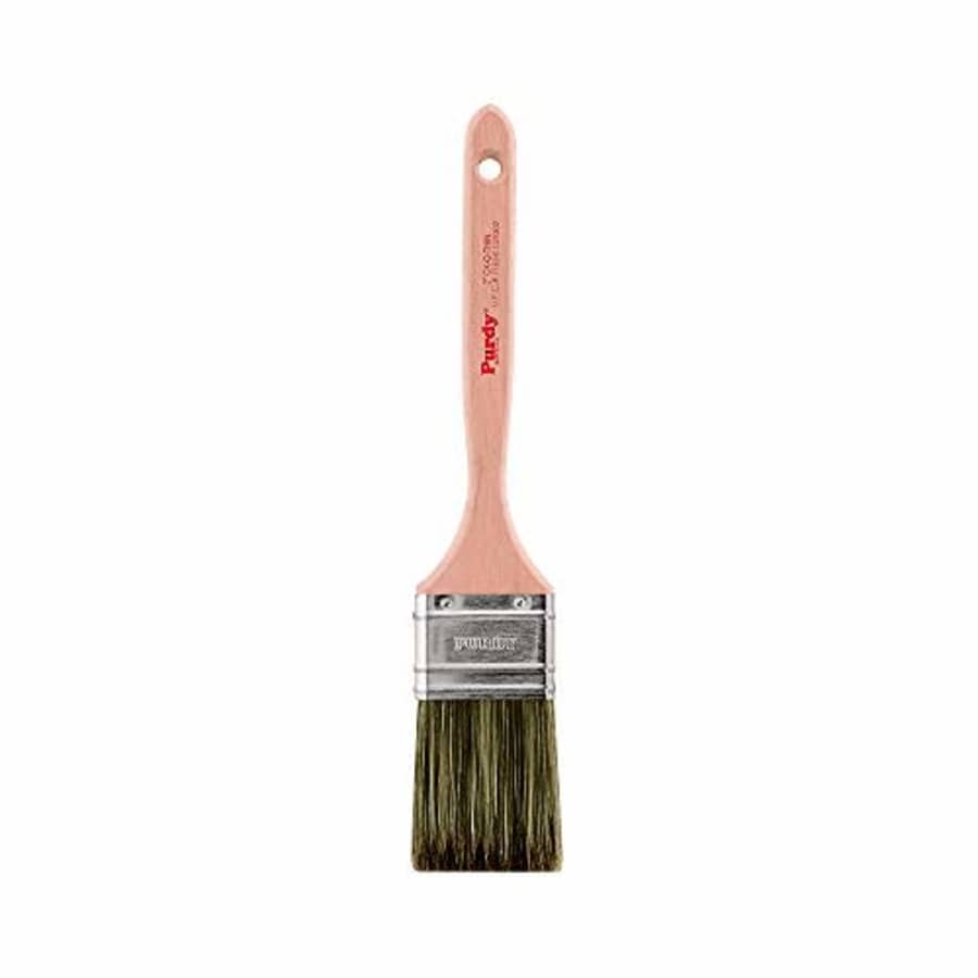 Purdy 144300020 Ox-Hair Series Ox-O-Thin Flat Trim Paint Brush, 2 inch, Yellow for $24 Purdy 144300020 Ox-Hair Series Ox-O-Thin Flat Trim Paint Brush, 2 inch, Yellow for $24
