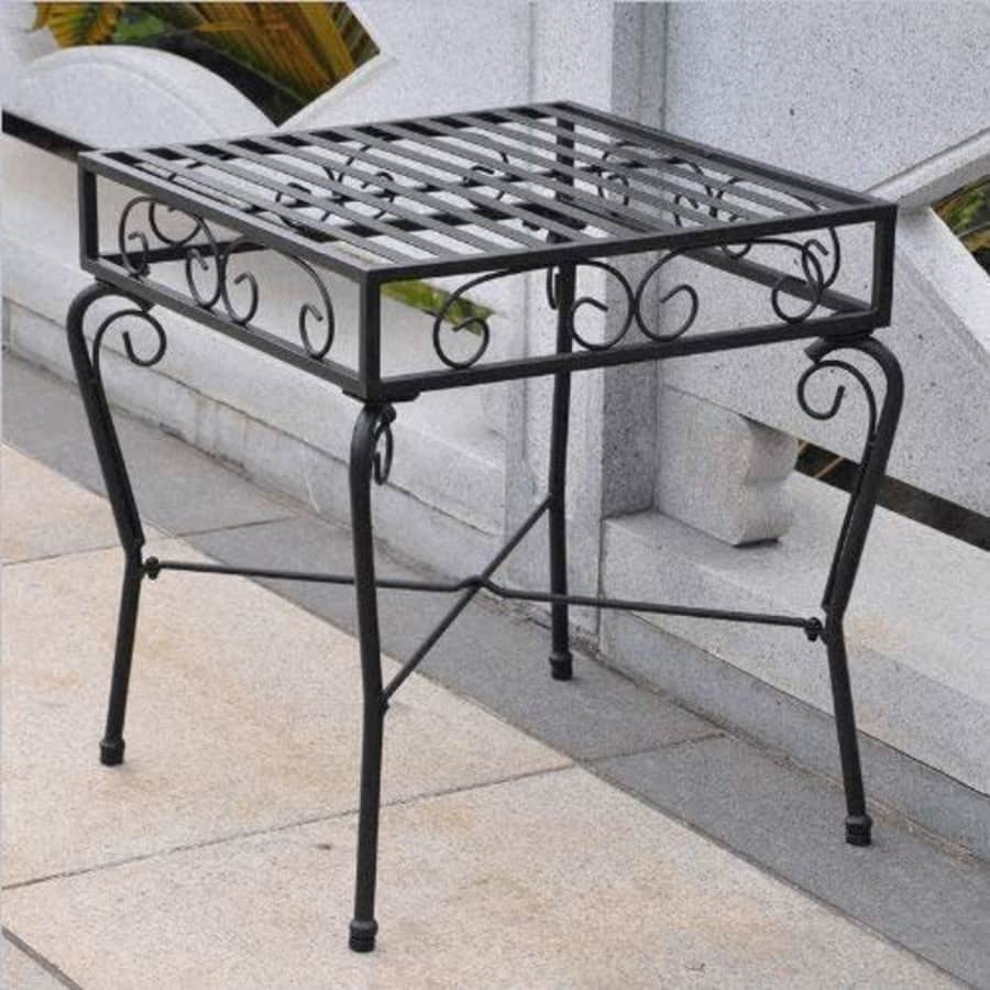 International Caravan Iron Patio Side Table for $67 International Caravan Iron Patio Side Table for $67