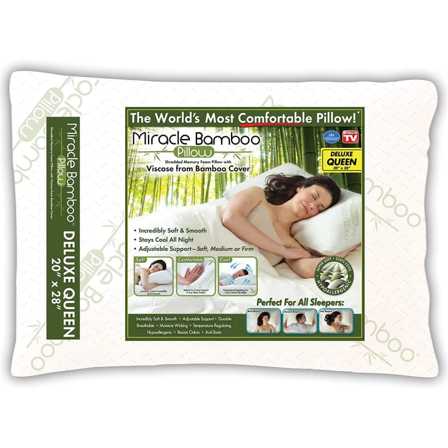 Ontel Miracle Shredded Memory Foam Pillow for $30