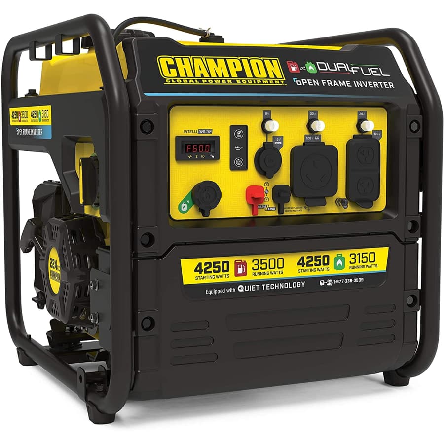 Champion Power Equipment Open Frame Inverter Generator: $419