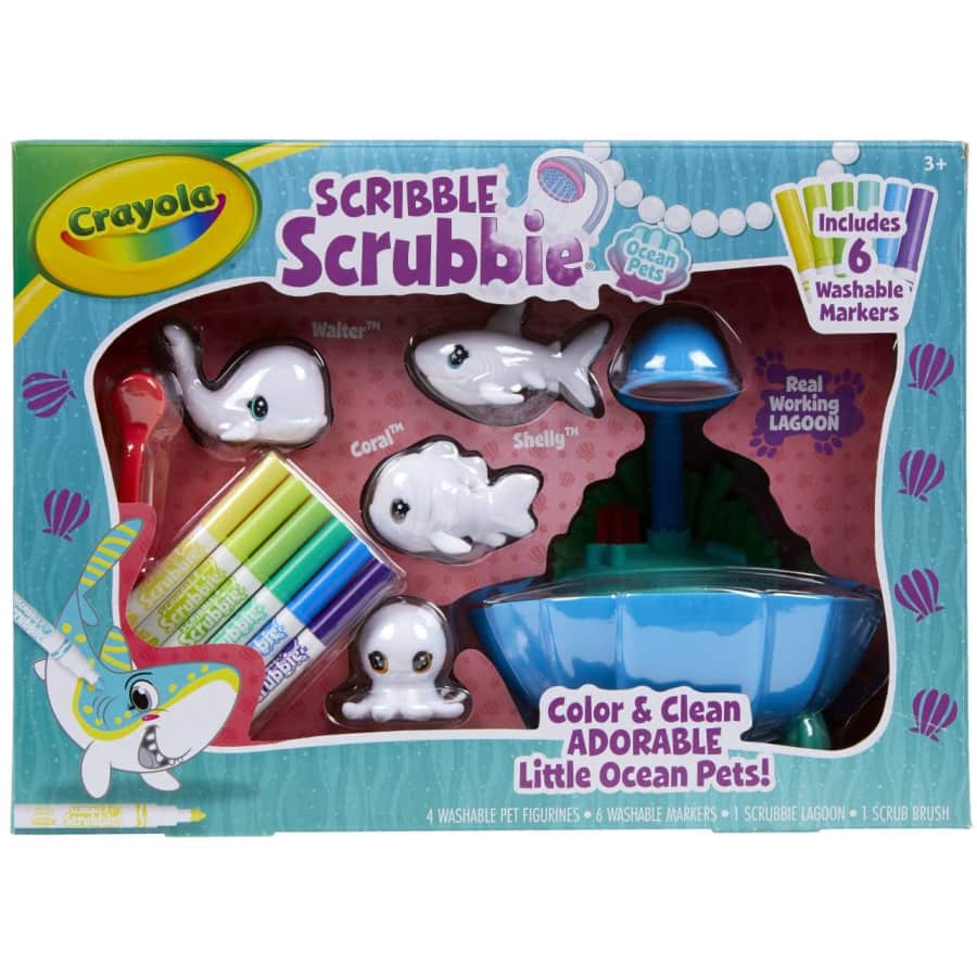 Crayola Scribble Scrubbie Pets Lagoon Playset for $25 Crayola Scribble Scrubbie Pets Lagoon Playset for $25