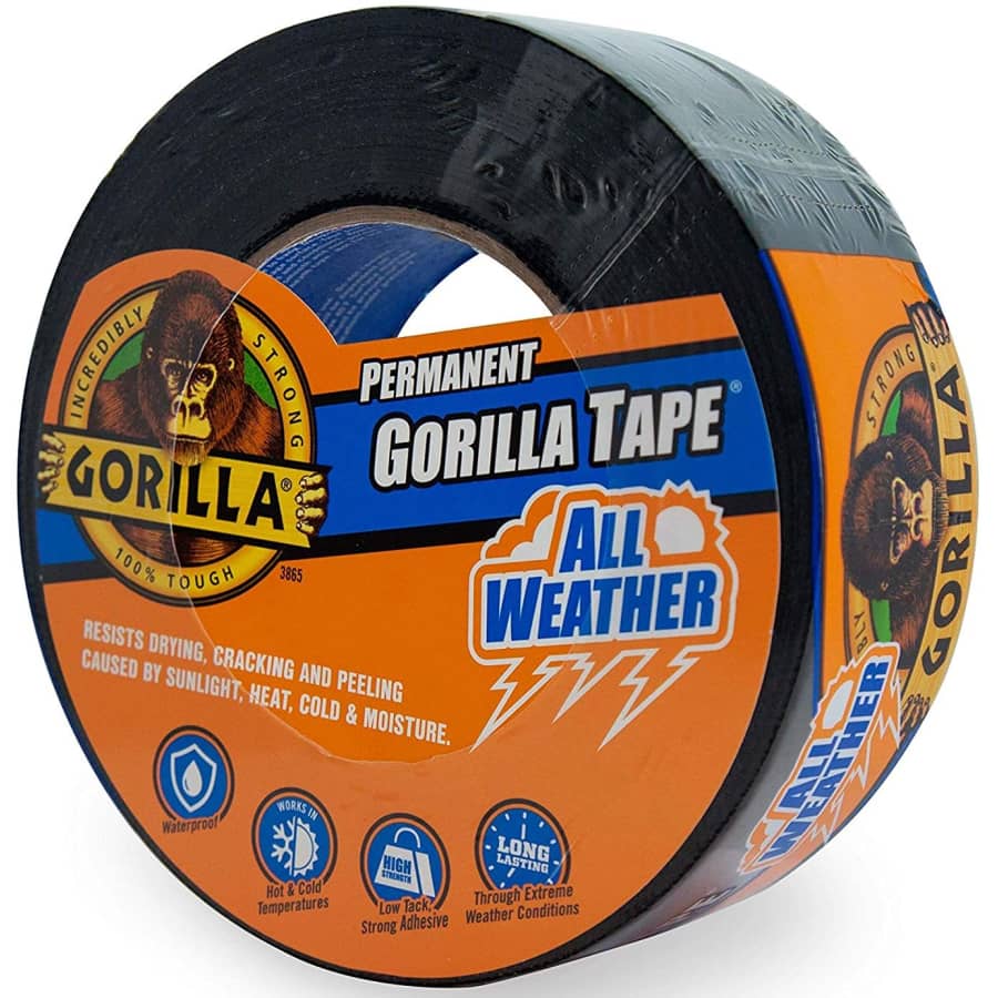 Gorilla All Weather Duct Tape 25-Yard Roll for $10