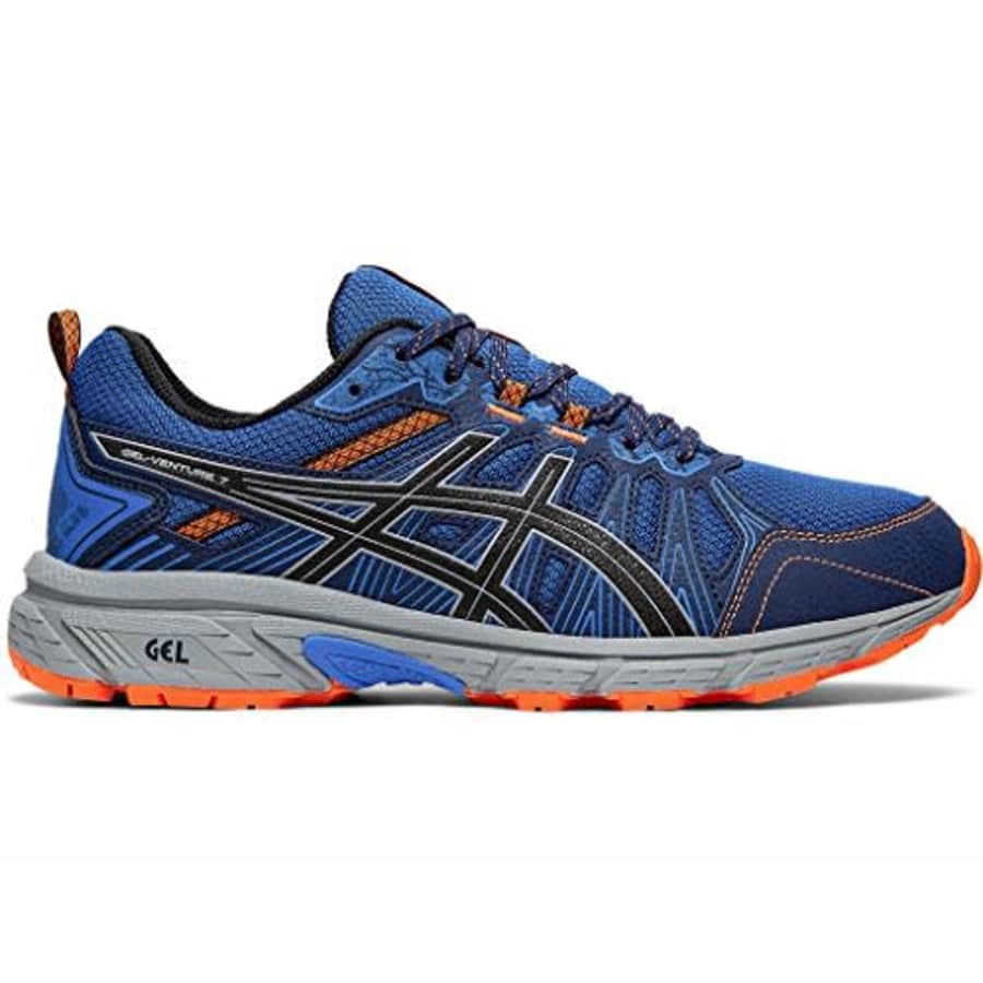 ASICS Men's Gel-Venture 7 (4E) Shoes, 9XW, Electric Blue/Sheet Rock for $60