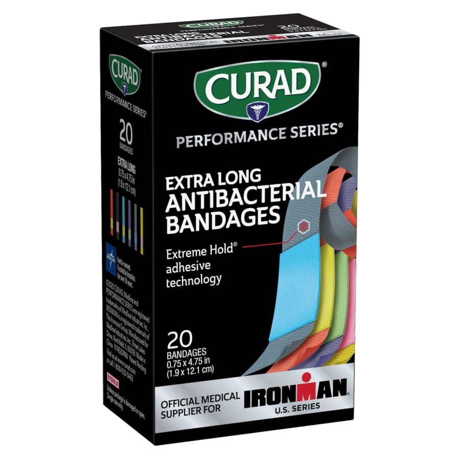 Curad Performance Series Ironman Extra Long Antibacterial Bandage 20-Pack for $5