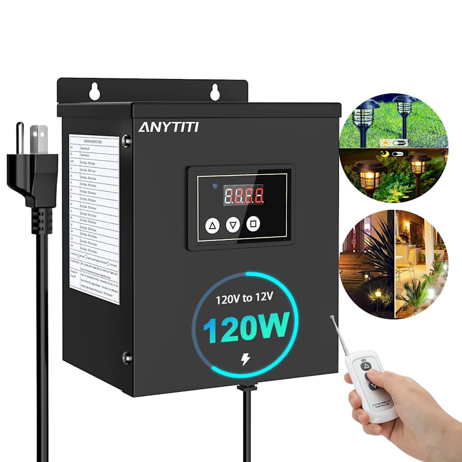 120W Low Voltage Landscape Transformer for $21 120W Low Voltage Landscape Transformer for $21