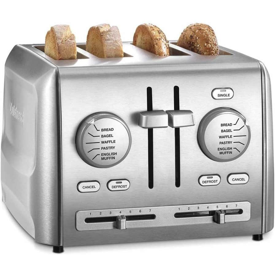 Cuisinart Custom Select 4-Slice Stainless Steel Toaster for $61