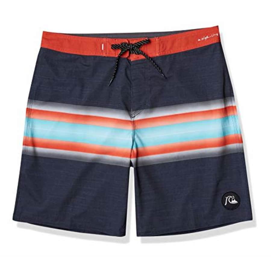Quiksilver Men's Highline SIX Channel 19 Boardshort Swim Trunk, Parisian Night, 38 for $32 Quiksilver Men's Highline SIX Channel 19 Boardshort Swim Trunk, Parisian Night, 38 for $32