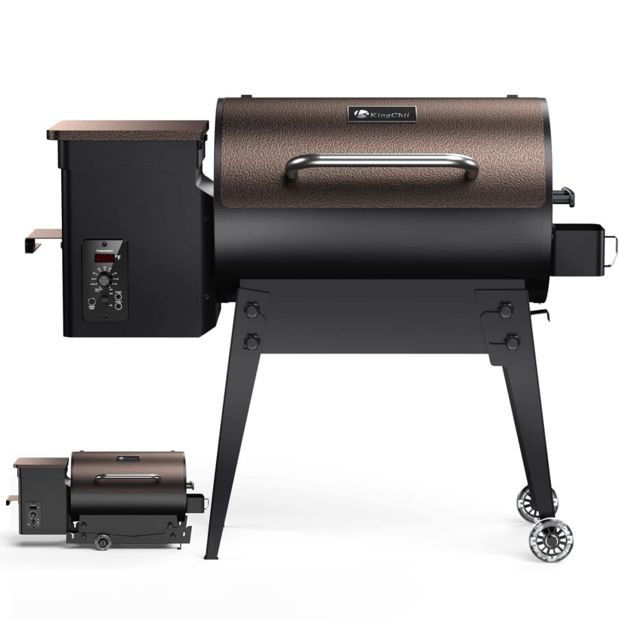 KingChii Wood Pellet Grill & Smoker for $246